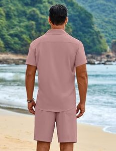 Conjunto de Camiseta y Pantalones Cortos Reversibles para Hombre, 100% Poliéster, Transpirables, Lavado Ácido, Sin Mangas, Ropa Deportiva de Verano, OEM ODM - Product Image 4
