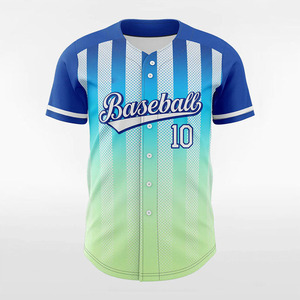 Camiseta de Béisbol Sublimada Personalizada de Alta Calidad, Logotipo Bordado, Nombre, Camiseta de Béisbol Deportiva al por Mayor, Servicio OEM - Product Image 3
