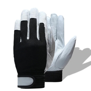 Industrial Construction Hand Safety Working Driving Assembly <b>Gloves</b> High Quality Goat Skin Leather Soft <b>Driver</b> Work <b>Gloves</b> - Product Image 3