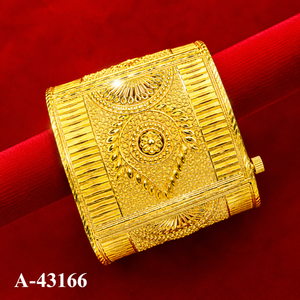 กำไลข้อมือชุบเงินคลาสสิก ลายดอกไม้ เครื่องประดับโลหะผสมสำหรับทุกเพศ A-43161 - Product Image 6
