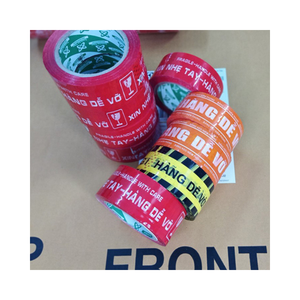 เทปกาวปิดกล่องกันน้ำ BOPP ของเวียดนาม แบบม้วน พิมพ์ลายได้ตามต้องการ ชนิดกาวร้อนละลายและกาวน้ำ - Product Image 5