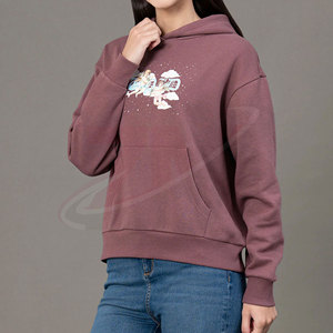 Sweat à capuche décontracté pour femme, style streetwear, avec imprimé de dessin animé, poche avant, manches longues, en coton, style automne - Product Image 4