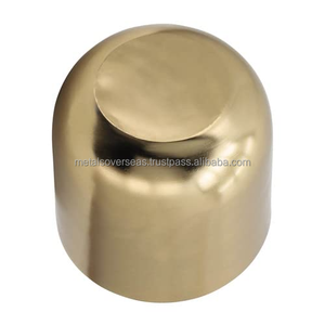 Jardinière décorative de salon intérieur plaqué or avec support Design moderne Décor de jardin pour la maison - Product Image 2