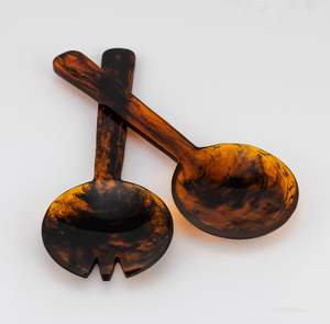 Cuillère de service écologique en résine, couleur personnalisée, faite à la main, polie, pour restaurants, hôtels, cuillère à dîner, prix abordable - Product Image 6