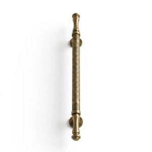 AZURA LINEA HI-SAFE <b>LOCKS</b> WARE Brass Ambidextrous Luxury Designer Pull Door <b>Handle</b> Premium Interior Exterior Door Hardware - Product Image 1