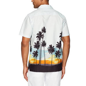 Chemise Hawaïenne Homme à Manches Courtes, Chemise de Plage Décontractée, Col Revers, Imprimée, Chemise d'Été, Service OEM Personnalisé - Product Image 4