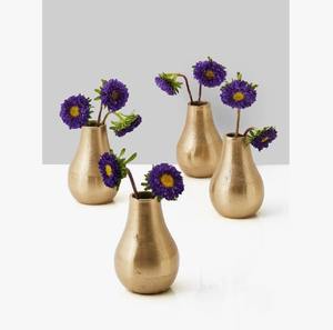 Ensemble de vases de table en laiton de luxe, minimalistes, faits à la main, décoratifs, pour la maison, les mariages, à prix avantageux - Product Image 2