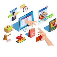 Aplicación Móvil de Comercio Electrónico para Mercado Inteligente, Soporte Multi-Tienda, Panel de Control para Vendedores, Gestión de Pedidos en Tiempo Real, Estado de Inventario, Internet