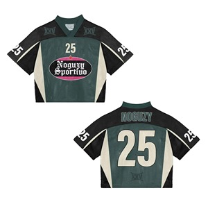 Camisetas de Fútbol Personalizadas Premium de Gran Tamaño, Estilo Vintage, Corte Holgado, Impresión por Sublimación Completa, Ropa de Entrenamiento - Product Image 3