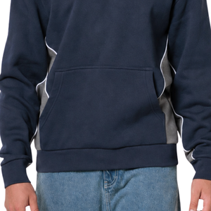 Sweat-shirt à capuche personnalisé pour homme, coupe classique, poche kangourou, impression de texte sur le devant, style streetwear, 100% coton molletonné - Product Image 6