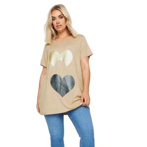Precio de fábrica, venta al por mayor, camisetas de mujer, camiseta de manga corta con cuello redondo de algodón 100% impresa DTF personalizada, perfecta para ropa informal - Product Image 2