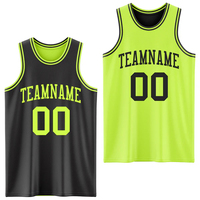 Uniforme de Baloncesto Reversible Personalizado para Equipo, Ropa Deportiva, 100% Poliéster, Malla, Sin Mangas, Unisex