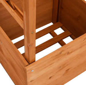 กระถางต้นไม้ไม้สูงพร้อมโครงตาข่ายตกแต่งสำหรับปลูกดอกไม้แบบเลื้อย ปลูกแนวตั้งสำหรับใช้ในพื้นที่กลางแจ้ง จากเวียดนาม - Product Image 3