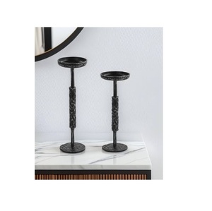 Articles de décoration de haute qualité, porte-bougie gravé à la main, décoration de mariage et de maison, porte-bougie en métal décoratif - Product Image 2