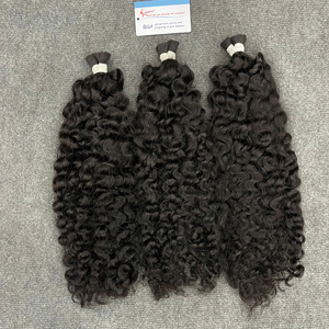 Cabello Virgen Vietnamita 100% Natural Rizado a Granel para Trenzas, de un Solo Donante, con Cutícula Alineada, Listo para Enviar - ¡El Más Vendido! - Product Image 1