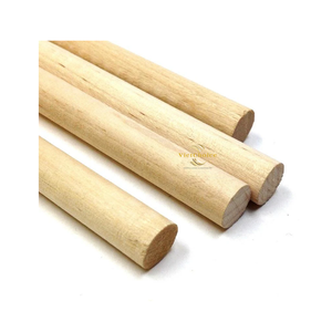 Premium Wooden Dowels Natural Round Wood Rods for Furniture Manufacturing Wholesale Distribution - Product Image 2