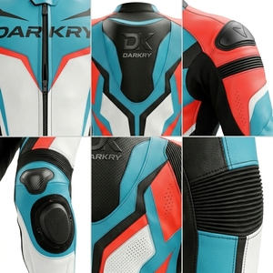 Combinaison de course en cuir personnalisée pour moto, équipement de protection OEM pour la moto, vêtements de piste, vente en gros, ensemble bottes et gants - Product Image 6