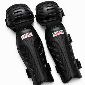 Protège-tibias de hockey sur glace IBERIA Premium |   Sangles réglables personnalisées, protection contre les chocs en plastique PP rigide, absorption des chocs, respirant - Product Image 5