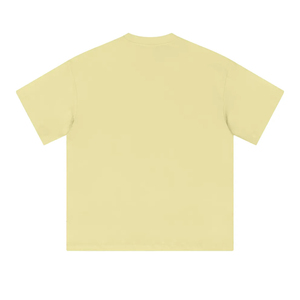 Heavyweight Cotton Thick Collar Oversized <b>T</b>-<b>shirt</b> 220gsm Drop Shoulder Plain Men's O-Neck Boxy Fit Vintage Crop Solid - Product Image 1