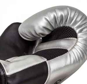 New Custom Logo Leather Boxing <b>Gloves</b> <b>Moisture</b> Wicking Comfortable Wear Reasonable Price Men's MMA Boxing <b>Gloves</b> - Product Image 4