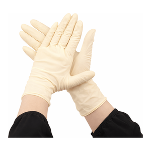Gants de salle blanche antistatiques en latex texturé jetables Koreca Grade 100 229/305mm pour travaux semi-conducteurs - Product Image 1