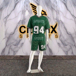 Ensemble T-shirt et short en mesh respirant à séchage rapide pour le sport, la course et l'entraînement, personnalisable avec logo, idéal pour l'été - Product Image 5