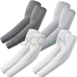 Manguito de compresión para brazo de béisbol personalizado, transpirable, con absorción de humedad, para exteriores, sublimado, protección UPF 50+, de poliéster y elastano, unisex - Product Image 2