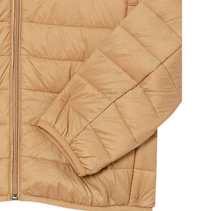 <b>Top</b> Selling High Quality Men <b>Bubble</b> Jacket Stand Collar Front Logo Eco-Friendly Breathable Custom Design Wholesale Winter Jacket - Product Image 6