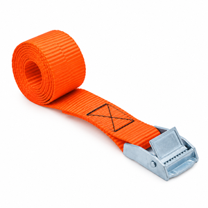 Sangle d'arrimage à boucle à came haute résistance 25 mm, crochet en polyester 250 kg pour transport de marchandises, fournisseur OEM - Product Image 6