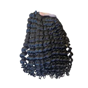 Best Grade Pure Unprocessed Human Hair Extensions Top Selling Curly Hair Collection Frontal Lace Wigs Hair Suppliers