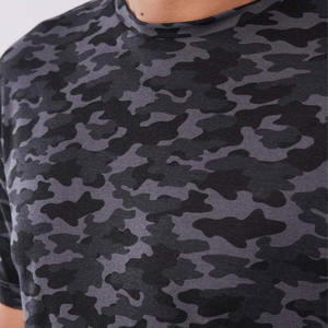 Camiseta de Camuflaje de Algodón Premium para Hombre, Impresión Personalizada, Manga Corta Informal, Fabricante, Marca Privada, OEM, ODM, Suministro al por Mayor - Product Image 2