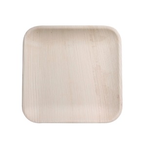 Assiettes élégantes en feuilles de palmier d'areca avec vaisselle jetable pour servir des repas, des collations, des apéritifs, des desserts, des fruits, dans les restaurants et lors de fêtes - Product Image 4