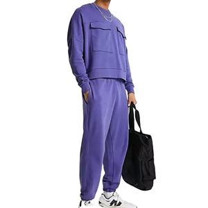 Automne hiver hommes survêtement avec jogging sweats hommes survêtement sweats à capuche ensembles de pantalons de survêtement - Product Image 1