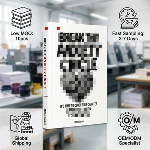 Original Design ZS-PC0047 Breaking the Anxiety Cycle Guided Journal 87 Pages Custom Wholesale <b>A5</b> <b>Notebook</b> for Online Retailers - Product Image 6
