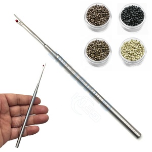 Professional Stainless Steel Hair Extension <b>Pliers</b> | Durable & Reusable Thread Cutter for Wig Making Hair Weft Stitch Removal - Product Image 5