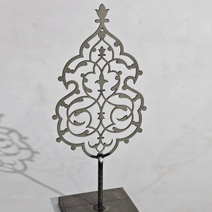 Luxury Islamic Arabesque Metal Table Decor Stand | Laser Cut Floral Pattern Ramadan & <b>Eid</b> Decoration Arabic Art Ramadan <b>Eid</b> <b>Gift</b> - Product Image 1