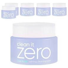 Vanillaco 100ml Clean It Zero Calming Cleansing Balm 6ea Pack promotionnel pour peaux sensibles avec ingrédient principal Centella - Product Image 1
