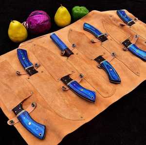 Juego de Cuchillos de Cocina de Acero de Damasco OEM ODM Premium, 7 Piezas, Cuchillos de Chef Profesionales Forjados a Mano, Afilados como una Navaja, Logotipo Personalizado, Ecológicos - Product Image 6