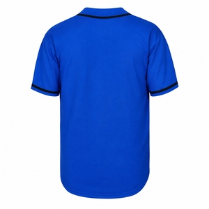 Maillot de baseball en mesh respirant, col en V, manches courtes, logo avant, uniforme d'équipe, adultes, haute qualité, fabricant sur mesure, OEM, ODM - Product Image 6