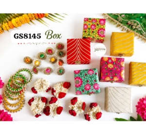 Luxury Handmade Teej <b>Hamper</b> Gift <b>Box</b> Wedding Gift <b>Box</b> Decorative Bangle <b>Box</b> Bridesmaid Return Gift Gangaur Kitty Party Gift - Product Image 2