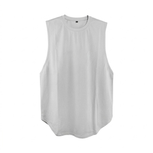 Custom <b>Mens</b> Running Tank Top Lightweight Quick Dry Sleeveless Athletic <b>Singlet</b> Breathable Performance Sportswear Wholesale - Product Image 1