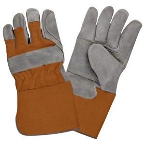 Guantes de Trabajo de Cuero y Poliéster Duraderos, Antideslizantes, con Protección para las Manos, Impermeables, Térmicos y de Seguridad - Product Image 2