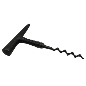 Tire-bouchon de luxe en argent avec barre en T, design Art Déco antique, ouvre-bouteille manuel en acier inoxydable pour bar à domicile - Product Image 2