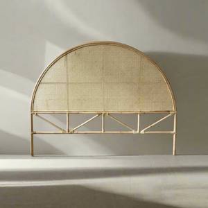 High Quality Customized Rustic Rattan <b>Headboard</b> for Modern Bedroom Furniture King & <b>Queen</b> Sizes Hotel Apartment Use Made Vietnam - Product Image 5