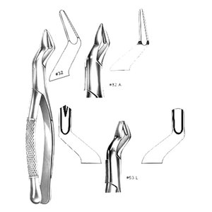 Forceps d'extraction dentaire en acier inoxydable de haute qualité pour dentiste / Forceps d'extraction dentaire de haute qualité les plus vendus - Product Image 4
