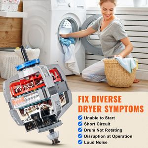 Motore per Asciugatrice Compatibile con Kenmore Whirlpool KitchenAid Roper, Sostituisce AP3094245 26000299992 33635, Ricambi per Elettrodomestici - Product Image 6