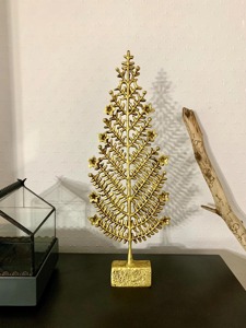 Gold Brass Christmas <b>Tree</b> Perfect for Home Offices Party Styling Festive Decoration and Holiday Gifting Purpose From India - Product Image 6