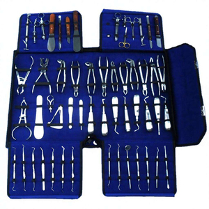 Kit d'instruments dentaires orthodontiques de base, pinces orthodontiques, pinces de formage, acier inoxydable, support extractible - Product Image 1