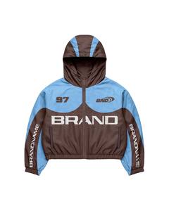 Custom Sweatsuit Windbreaker Set Nylon Tracksuit Oversized Lightweight Cut and Sew <b>Zip</b> <b>up</b> <b>Jacket</b> and Nylon Pants Windbreaker Set - Product Image 4