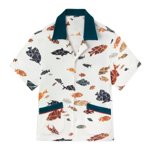 Nuevas Camisas Cabana para Hombre de Calidad de Exportación, Hechas en Fábrica, Tela Ligera y Resistente, Ropa de Resort, Camisas Casuales de Manga Corta para Verano, OEM - Product Image 4